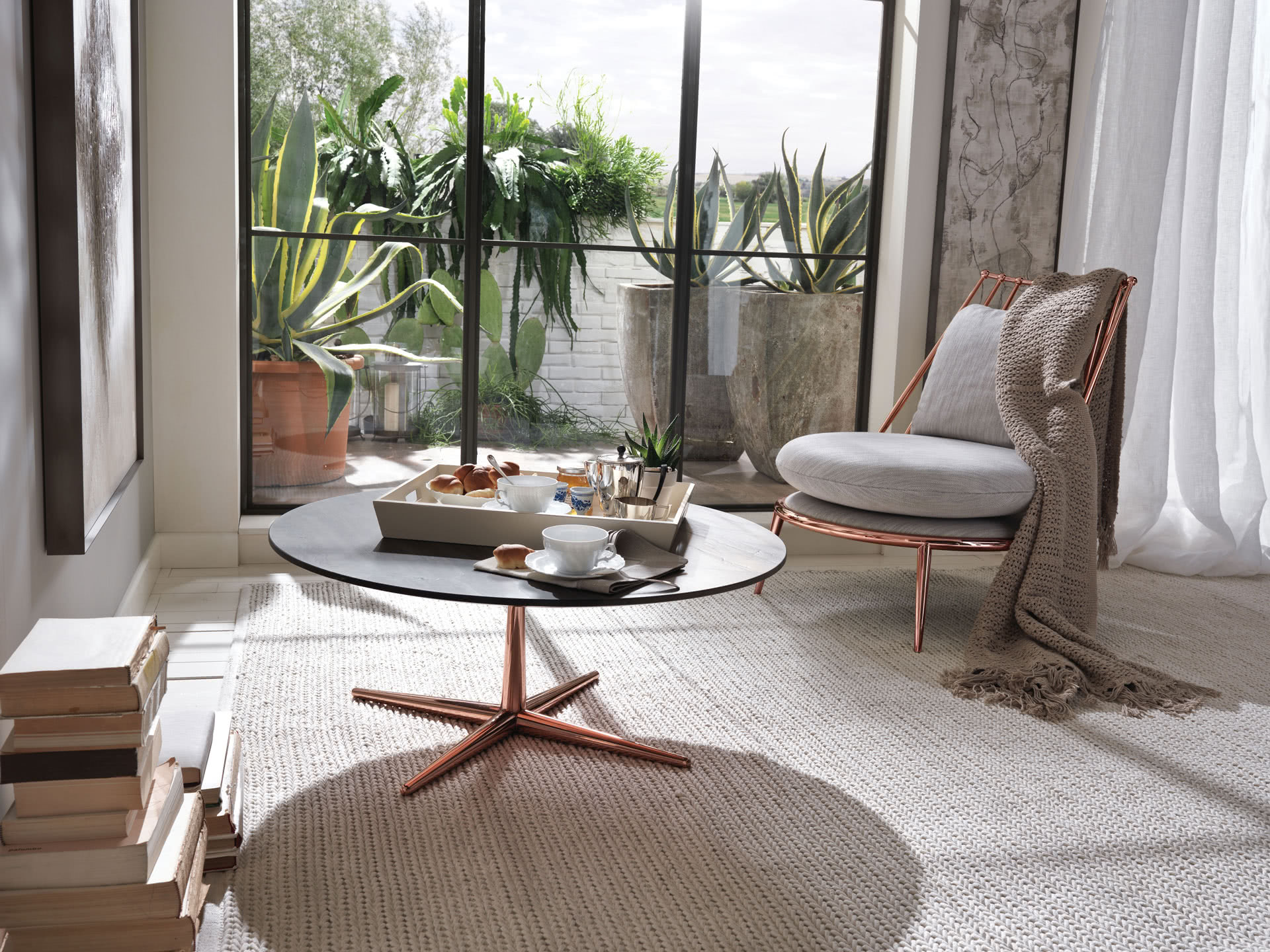 Aurora iron back armchair - Cantori