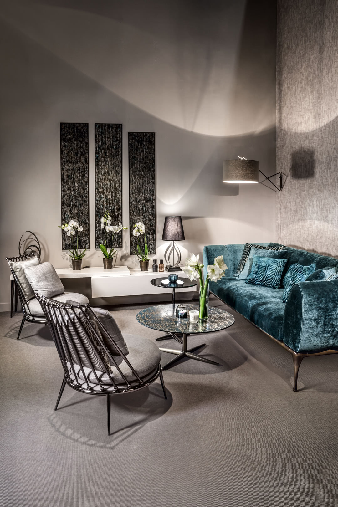 Aurora iron back armchair - Cantori