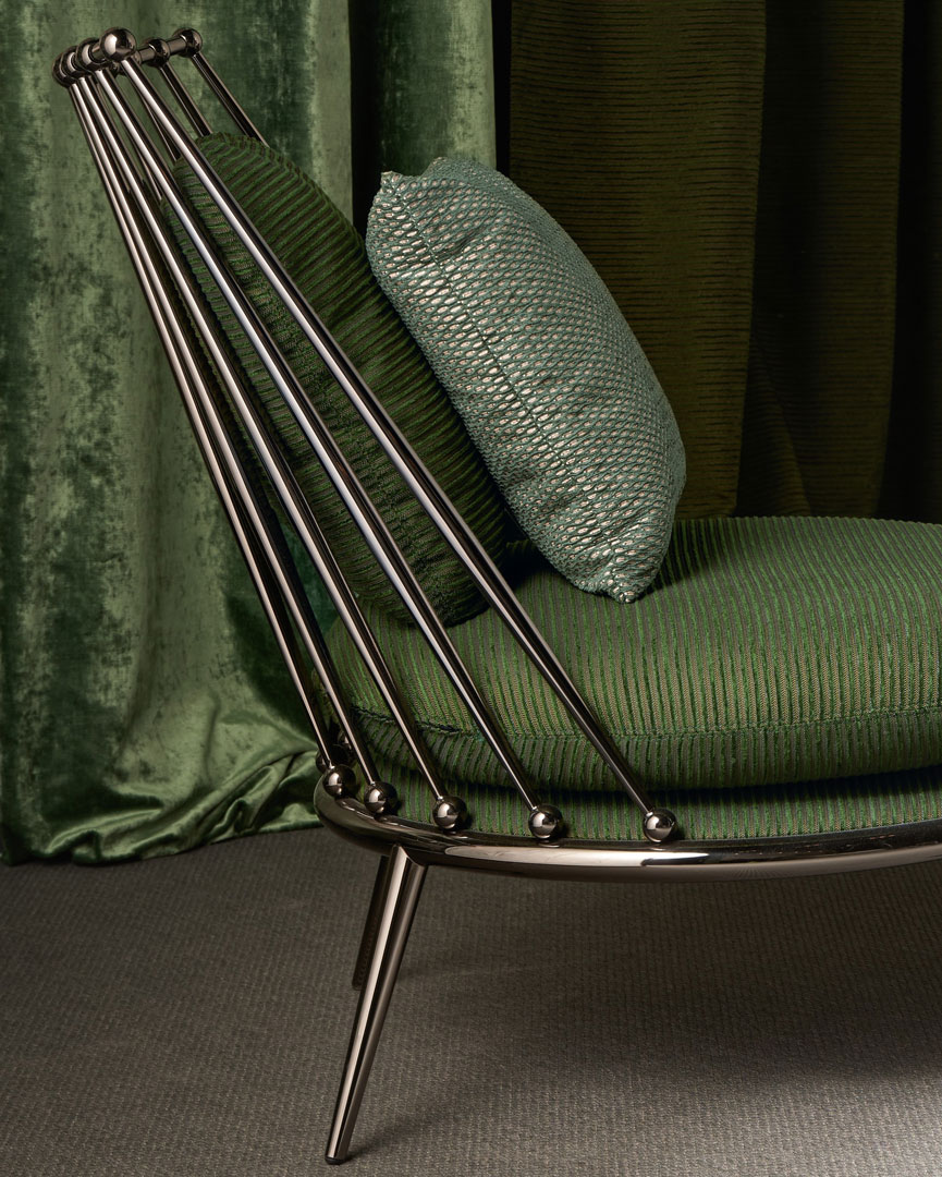 Aurora iron back armchair - Cantori